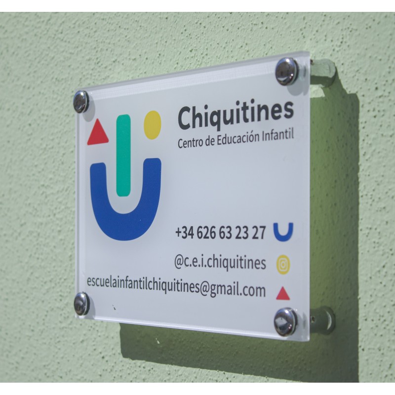 Placa Metacrilato A3